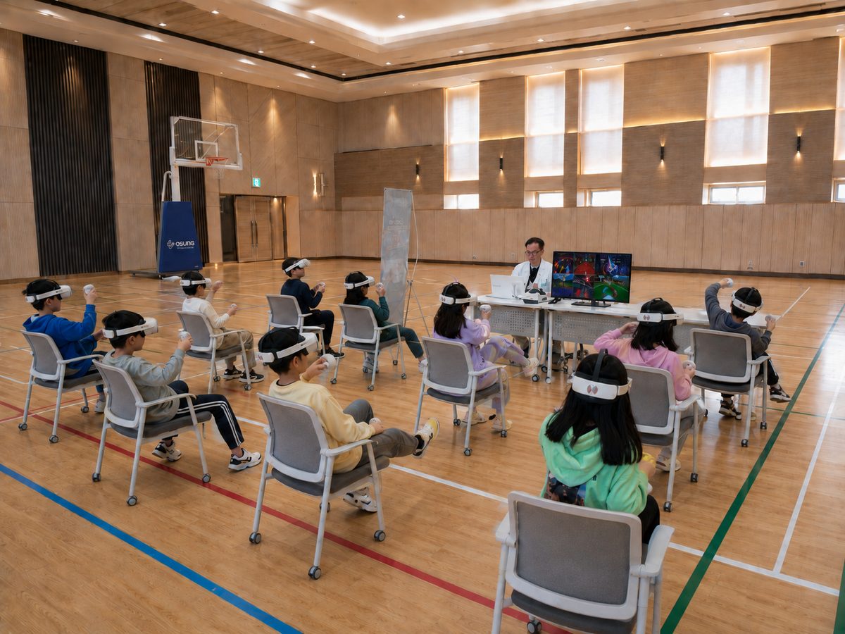 일O초등학교 AI융합 스포츠 VR 구축 이미지