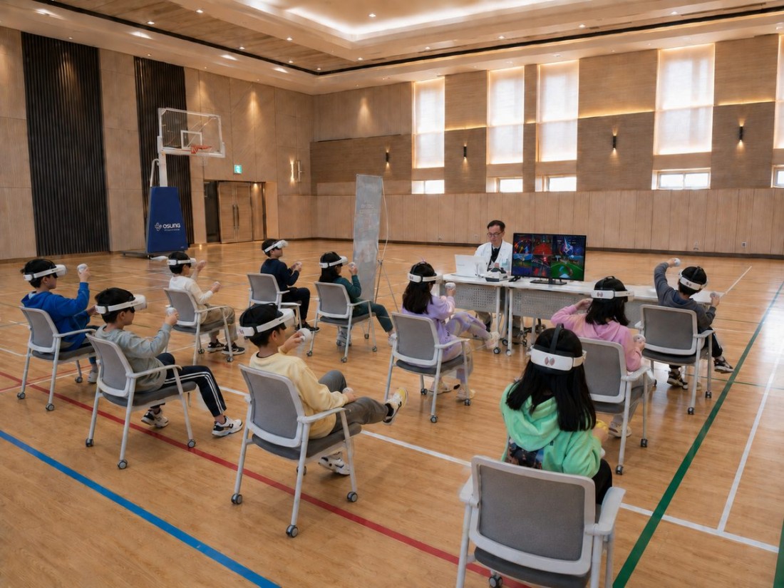 일O초등학교 AI융합 스포츠 VR 솔루션 구축 현장